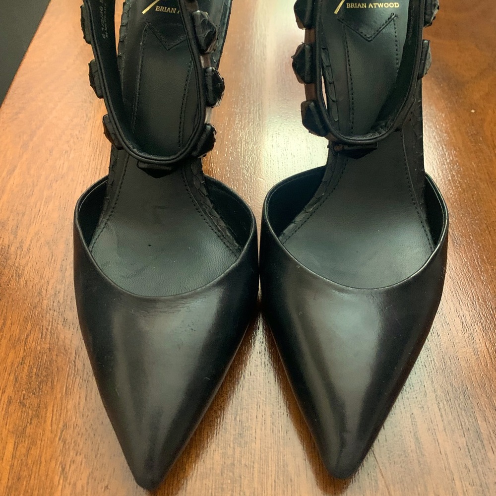 Black Brian Atwood Shoes